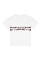 Batik T-Shirt - Beyaz/Kahverengi