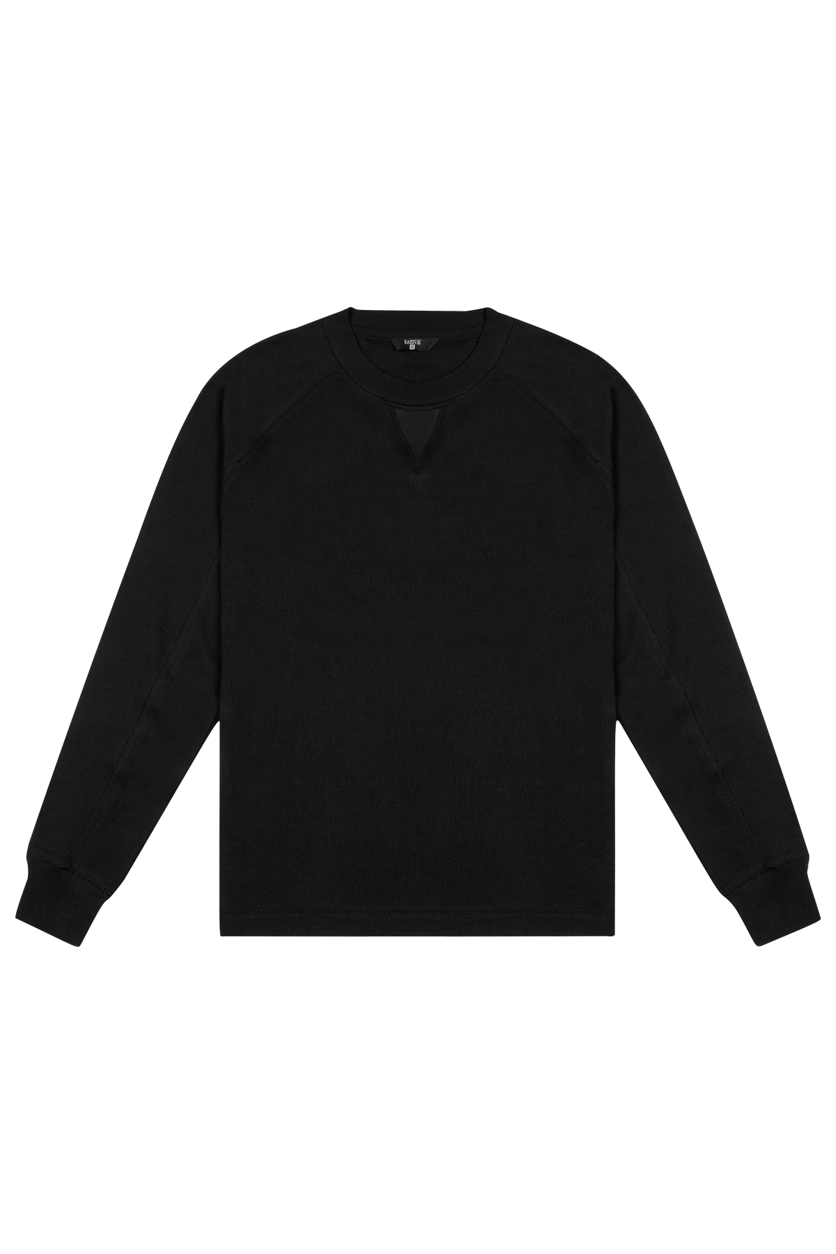 Bisiklet Yaka Sweatshirt - Siyah