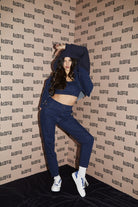 Boyfriend Denim Pantolon - Lacivert