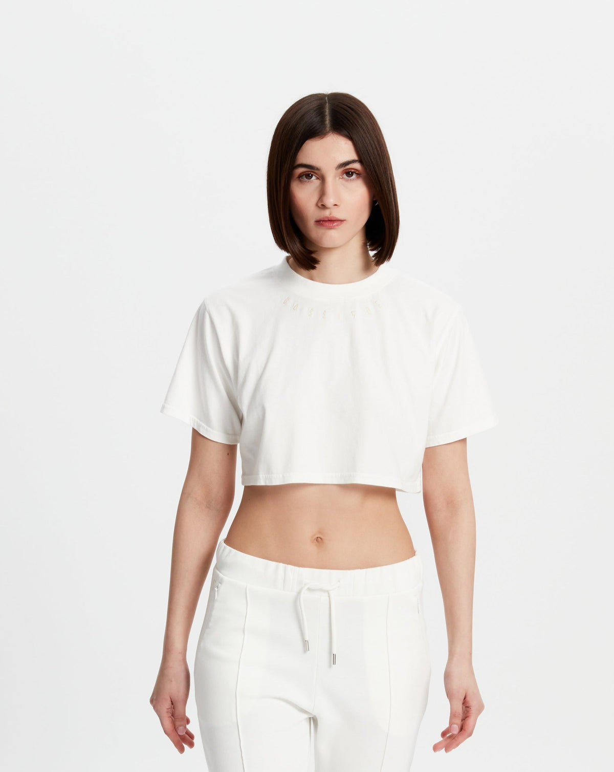 Crop T-Shirt - Beyaz