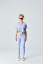 Crop T-Shirt - Lila