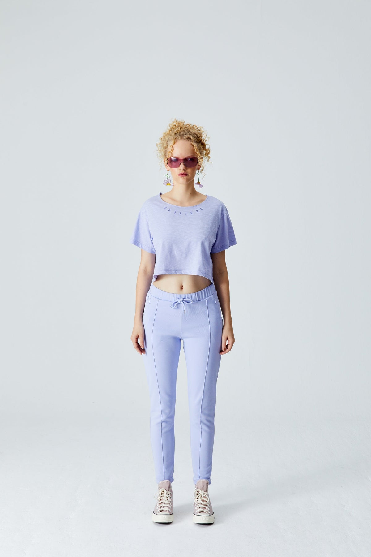 Crop T-Shirt - Lila