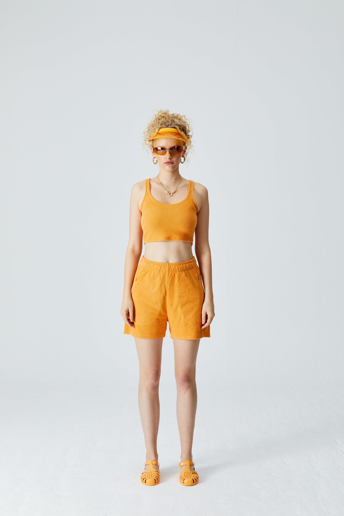 Havlu Tank Top - Turuncu