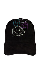 Smiley Süet Deri Şapka