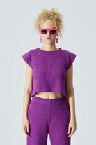 Waffle Tank Top - Mor