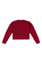 Waffle Sweatshirt - Kırmızı