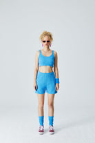 Waffle Tank Top - Mavi