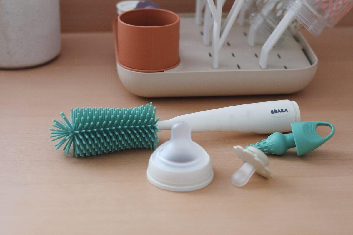 Beaba Biberon Temizleme Fırçası, Sage Green