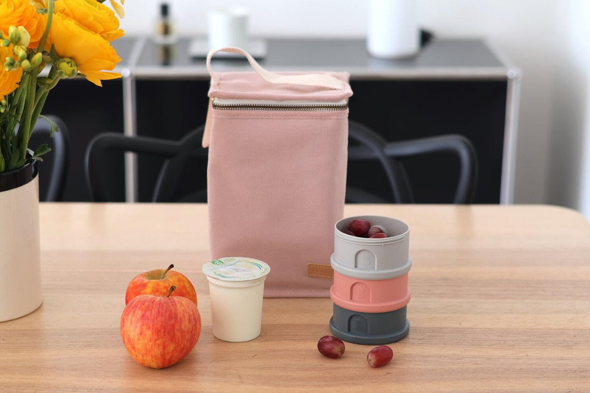 İZotermik Beslenme Çantası, Canvas Dusty Pink