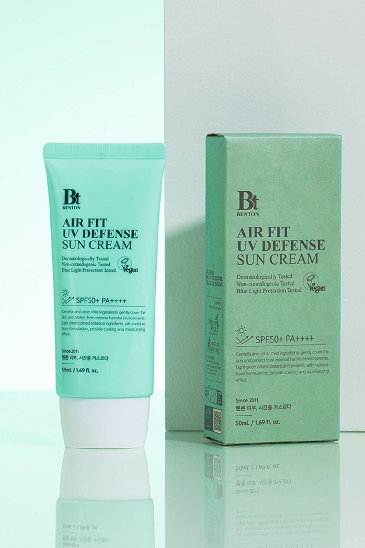 Benton-Benton Air Fit Uv Defense Sun Cream Spf50+ Pa++++ 50ml Vegan Cica Güneş Kremi-Güneş Koruyucu-3-fleurdirect.live