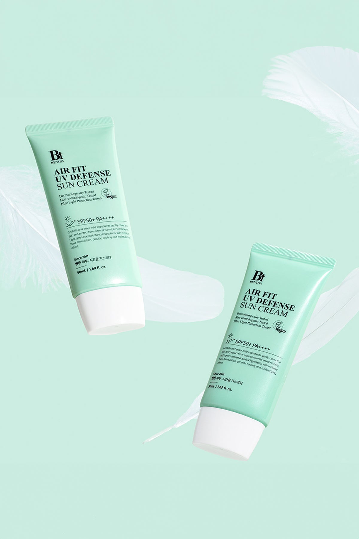Benton-Benton Air Fit Uv Defense Sun Cream Spf50+ Pa++++ 50ml Vegan Cica Güneş Kremi-Güneş Koruyucu-5-fleurdirect.live