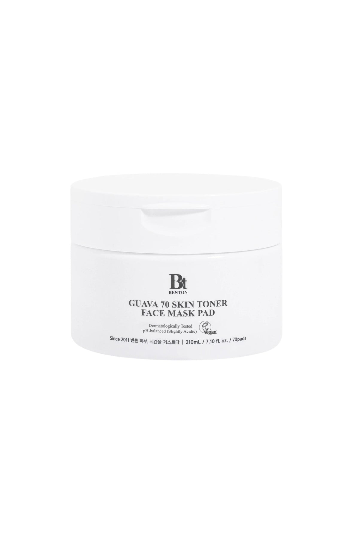 Benton-Guava 70 Skin Toner Face Mask Pad 70pads Yatıştırıcı & Nemlendirici Konsantre Vegan Cilt Pedleri-Cilt Pedi-1-fleurdirect.live