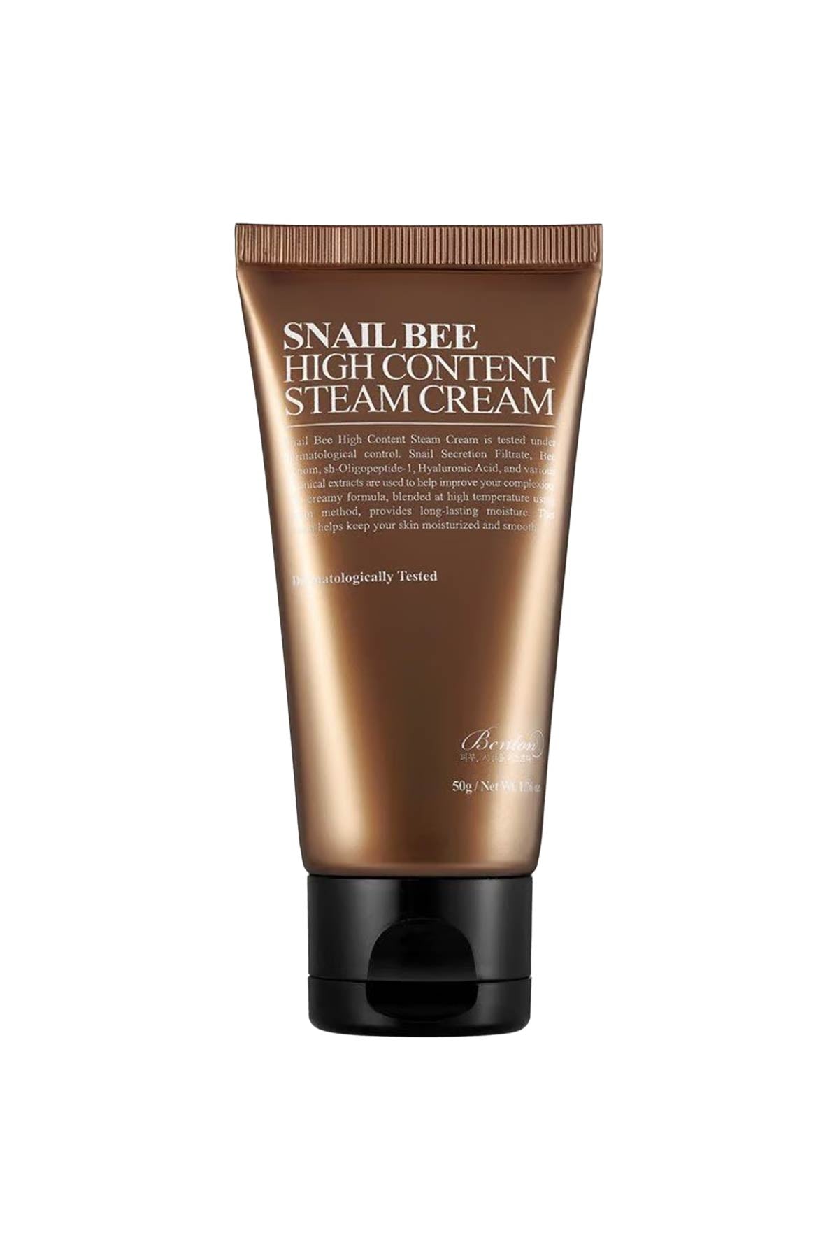 Benton-Snail Bee High Content Steam Cream Salyangoz Özlü Üstün Buhar Karışımı Krem-Yüz Kremi-1-fleurdirect.live