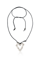 Berrin Özkan-Silver Pulse Heart Rope Necklace-Kolye-1-fleurdirect.live