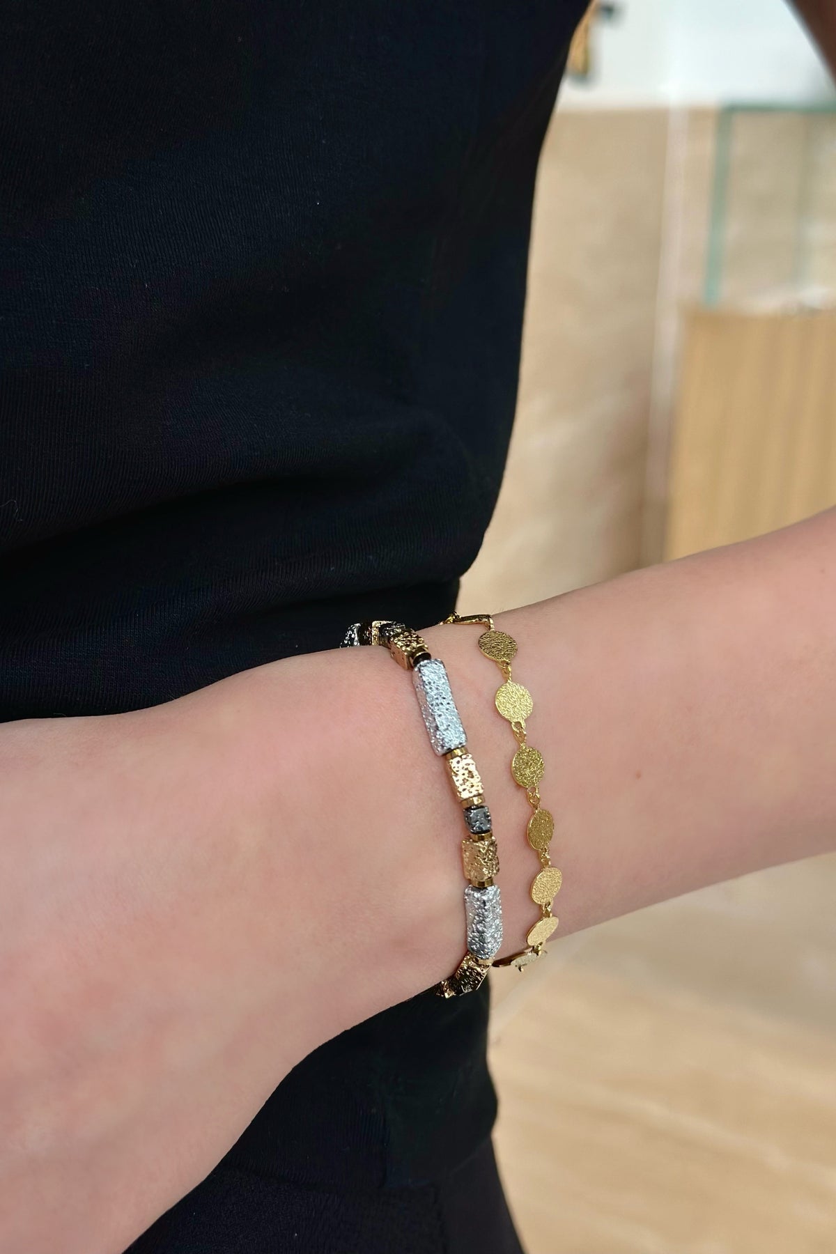 Berrin Özkan-Solara Chain Bracelet-Bileklik-2-fleurdirect.live
