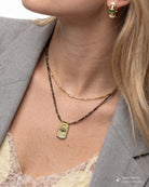 Verdent Evil Eye Double Row Necklace
