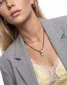 Verdent Evil Eye Double Row Necklace