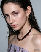 Vivienne Garnet & Red Crystal Necklace