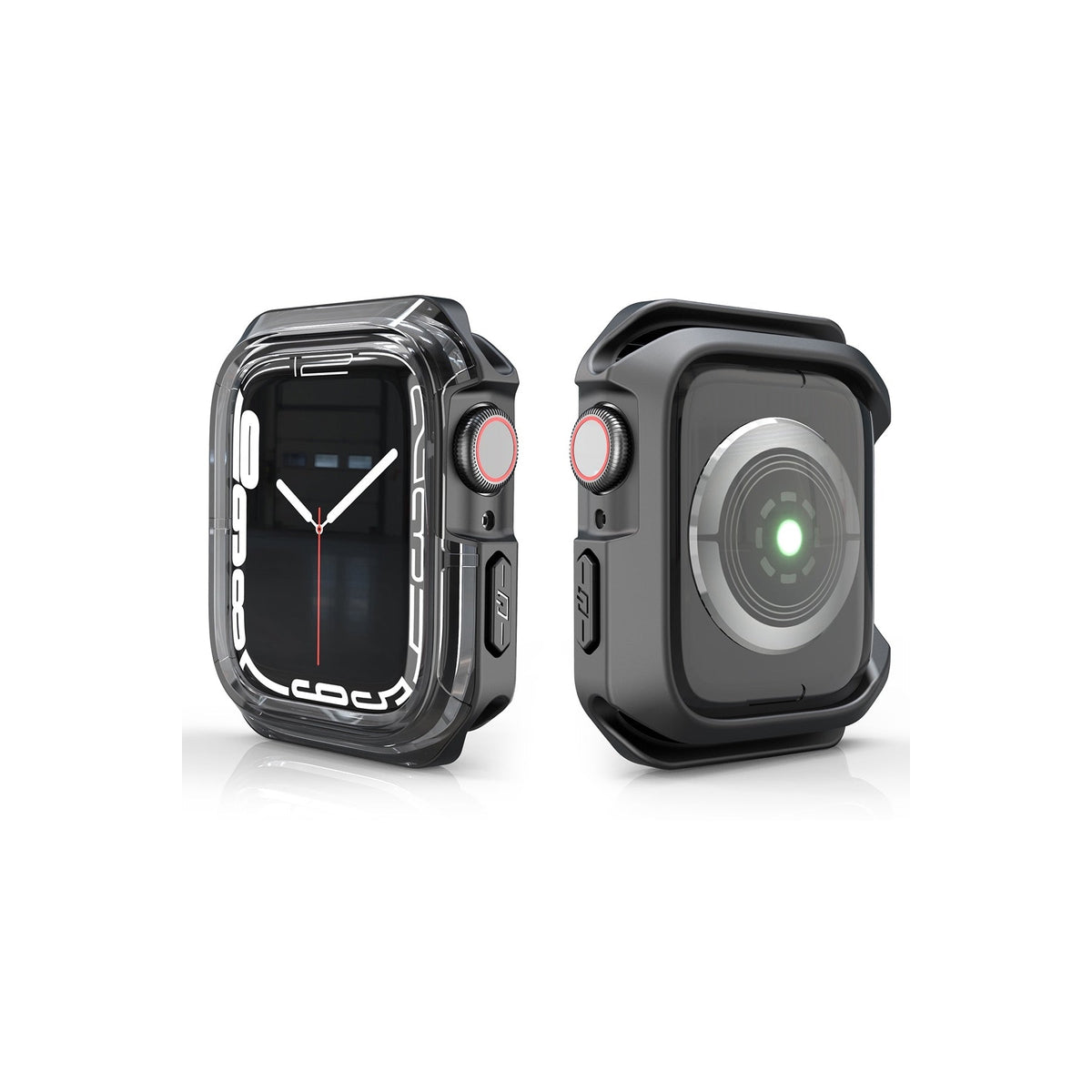 Apple Watch Uyumlu Armor Kasa Koruyucu Dark Black