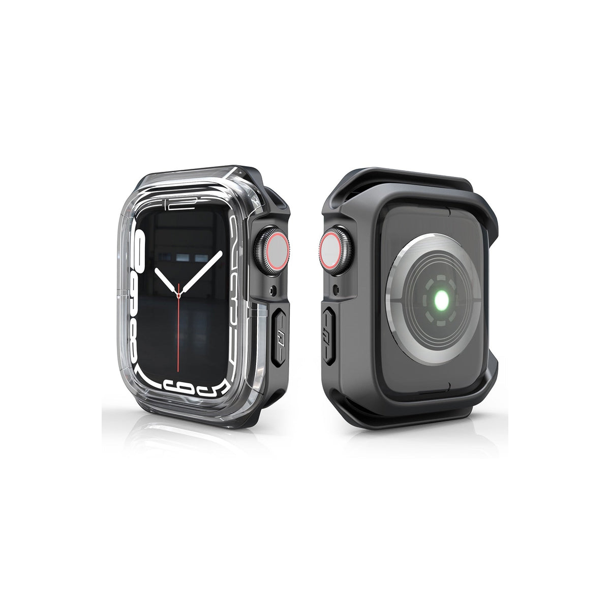 Apple Watch Uyumlu Armor Kasa Koruyucu Soft Black