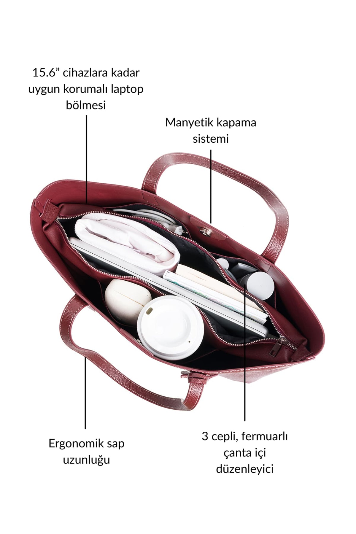 Birdiejay-Birdiebag Bordo Tote Bag-Bez Çanta-2-fleurdirect.live