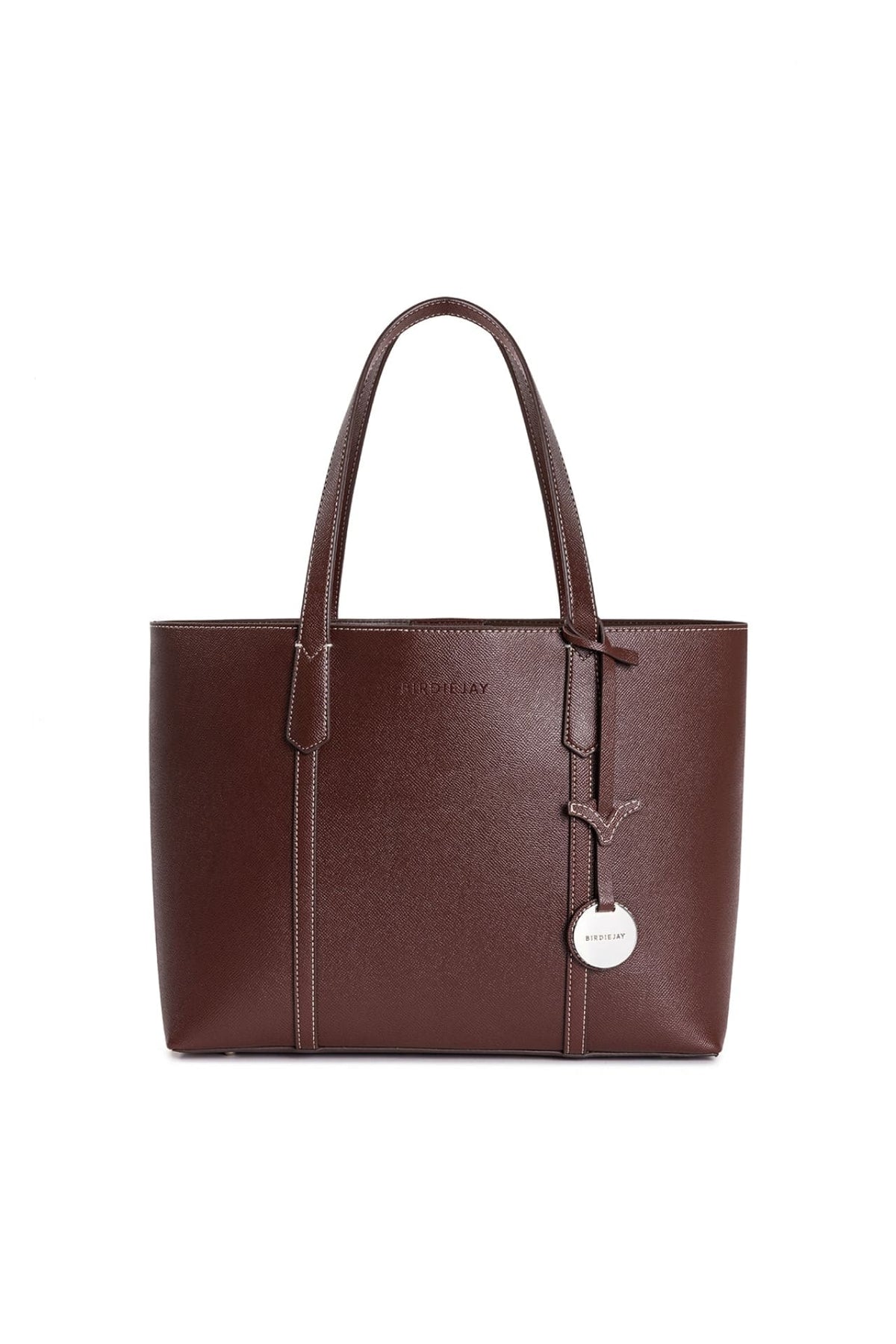 Birdiejay-Birdiebag Kahverengi̇ Tote Bag-Bez Çanta-1-fleurdirect.live