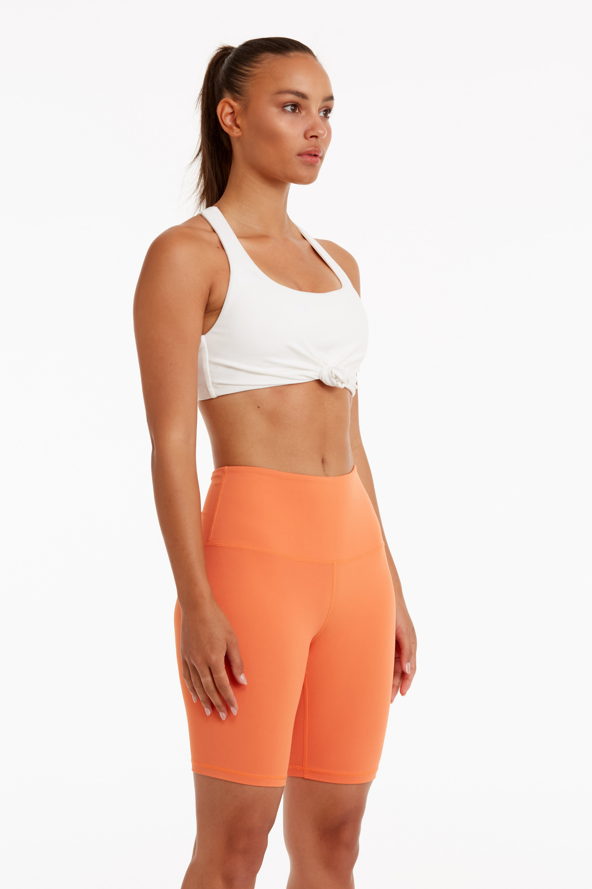 Birdiejay-Birdieflex Oh So Summer Biker Shorts Turuncu Bi̇si̇kletçi̇ Şortu-Şort-1-fleurdirect.live