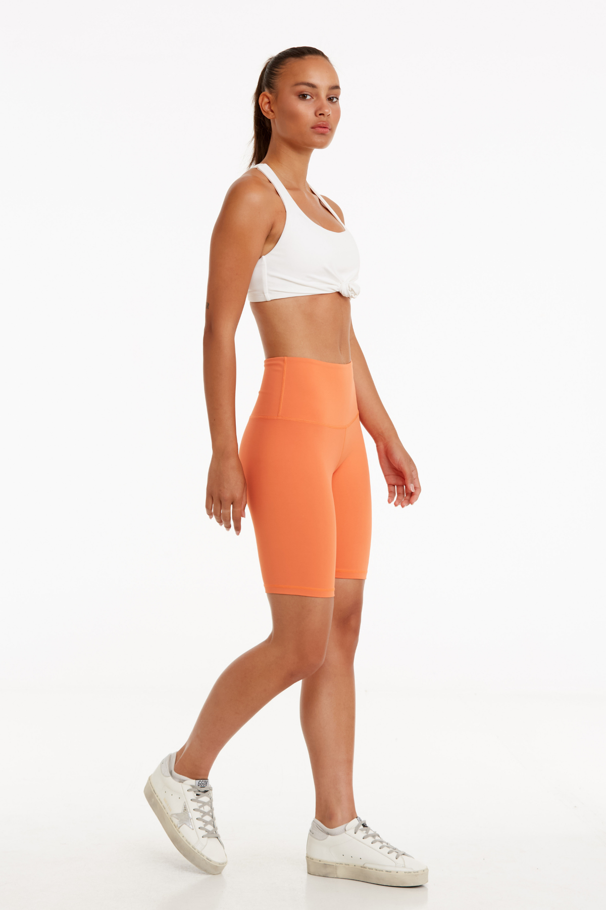 Birdiejay-Birdieflex Oh So Summer Biker Shorts Turuncu Bi̇si̇kletçi̇ Şortu-Şort-3-fleurdirect.live