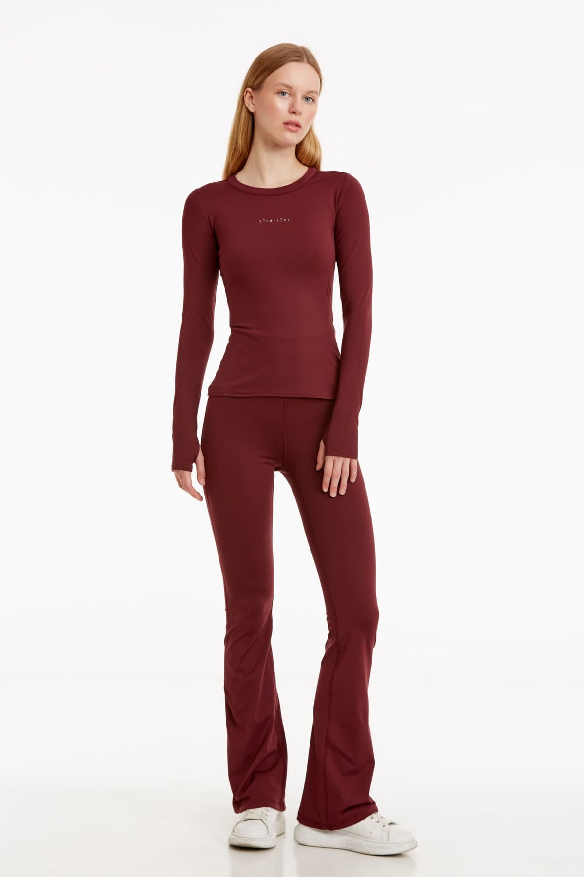 Birdiejay-Birdiesmooth Made For Walking Bootcut Leggings Bordo Bootcut Yoga Ve Spor Taytı-Spor ve Yoga Taytları-1-fleurdirect.live