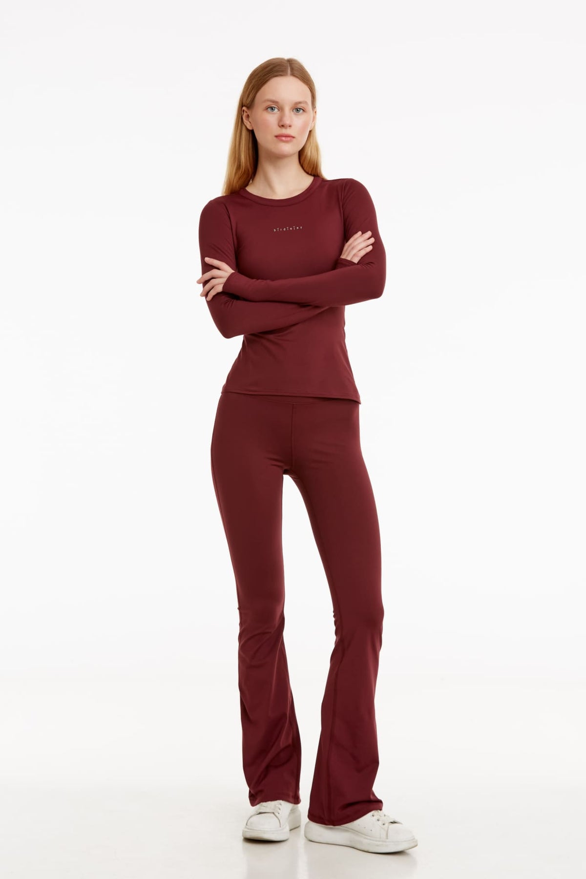 Birdiejay-Birdiesmooth Made For Walking Bootcut Leggings Bordo Bootcut Yoga Ve Spor Taytı-Spor ve Yoga Taytları-5-fleurdirect.live
