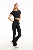 Birdiejay-Birdiesmooth Made For Walking Bootcut Leggings Si̇yah Bootcut Yoga Ve Spor Taytı-Spor ve Yoga Taytları-1-fleurdirect.live