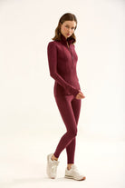 Birdiejay-Birdiesmooth Statement Half Zip Bordo Yarim Fermuarli üst-6-fleurdirect.live