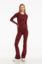 Birdiejay-Birdiesmooth Your New Go To Bordo Uzun Kollu T Shirt-T-Shirts-7-fleurdirect.live