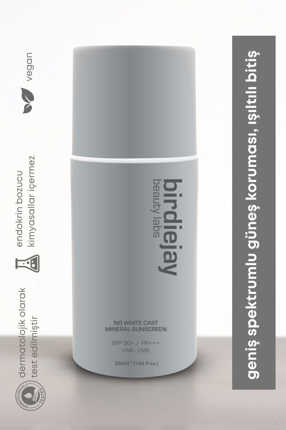 Birdiejay-No White Cast Mineral Sunscreen Mi̇neral Güneş Kremi̇-Güneş Kremi-1-fleurdirect.live