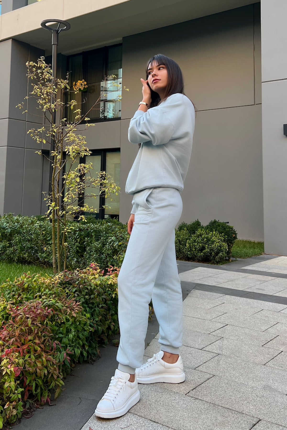 Birdiejay-Over The Clouds Açık Mavi̇ Jogger Sweatpant-Eşofman-6-fleurdirect.live