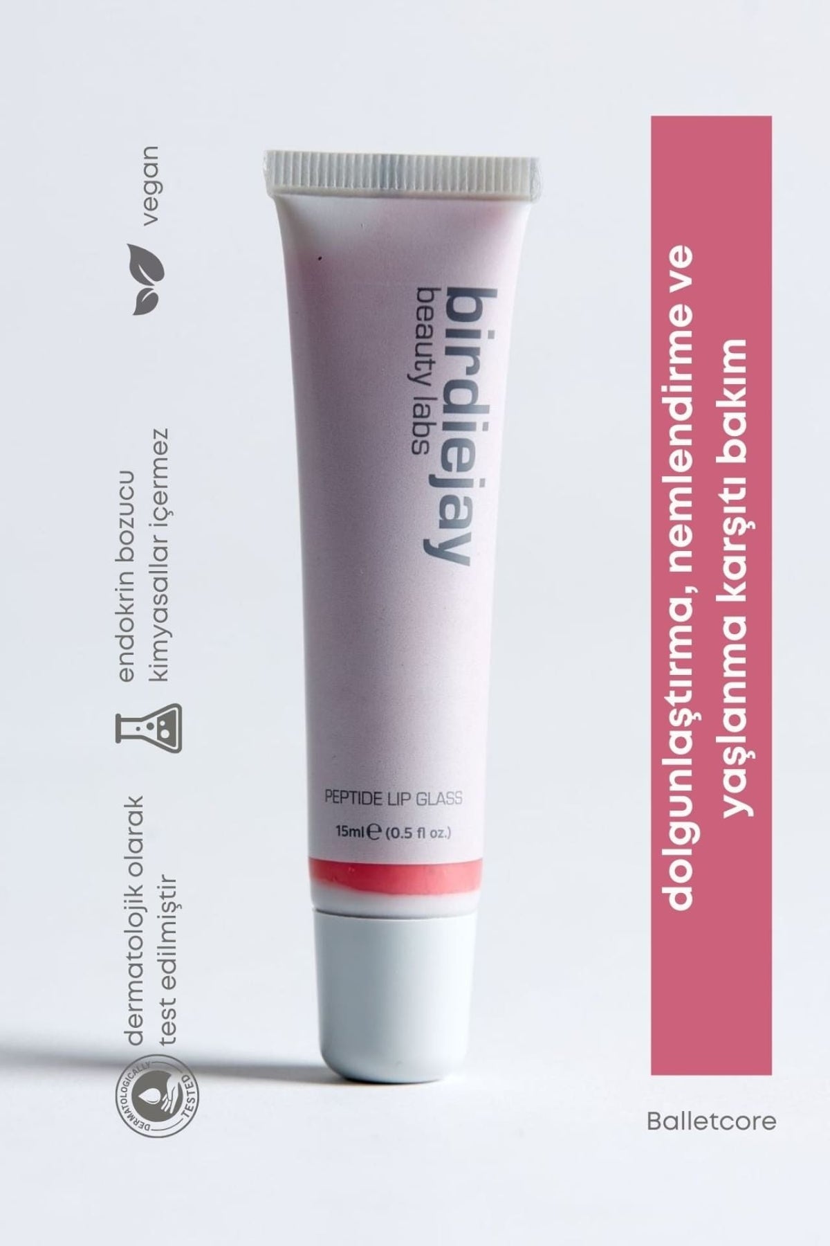 Birdiejay-Peptide Lip Glass Balletcore-Lip Balm-1-fleurdirect.live