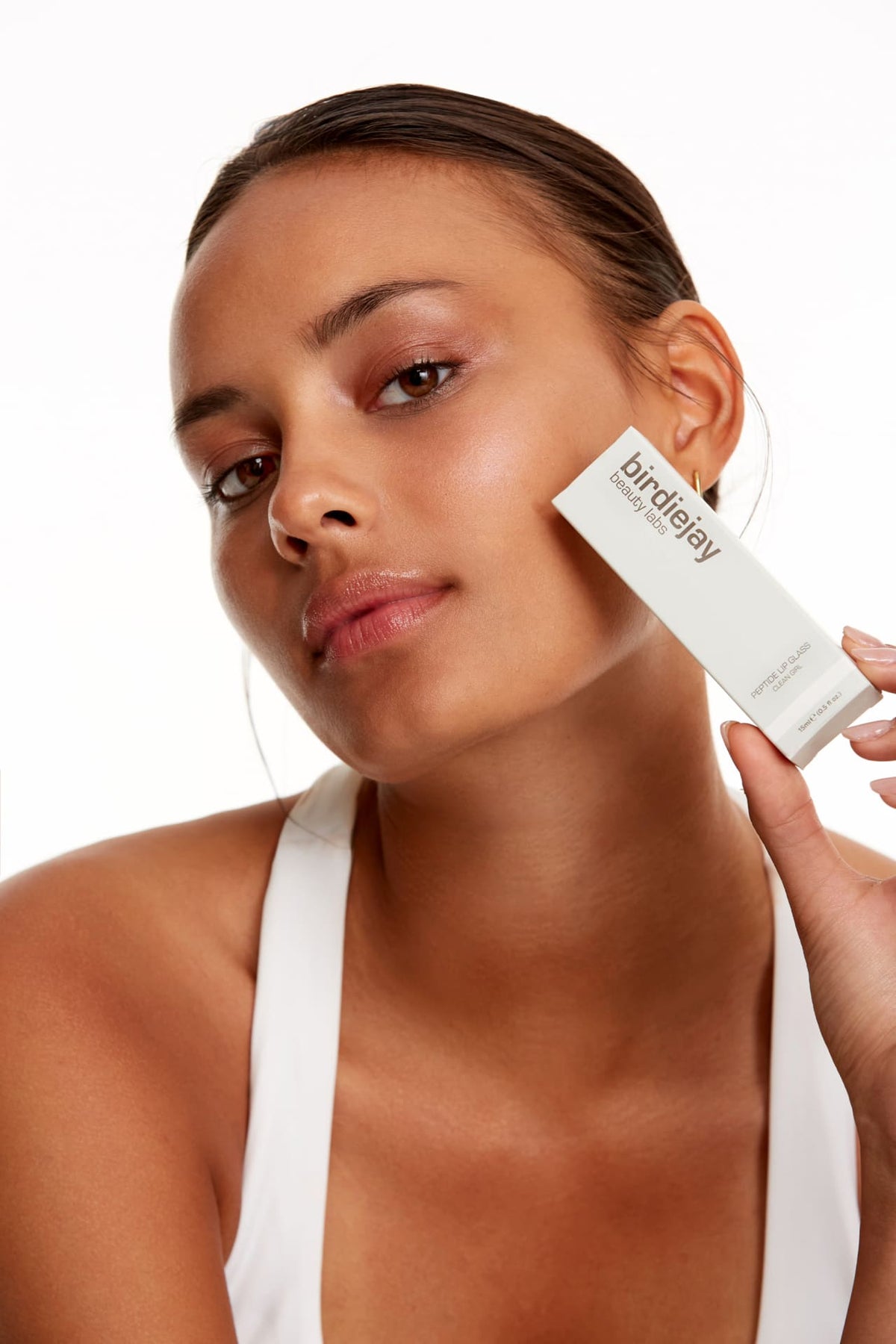 Birdiejay-Peptide Lip Glass Clean Girl-Lip Balm-5-fleurdirect.live