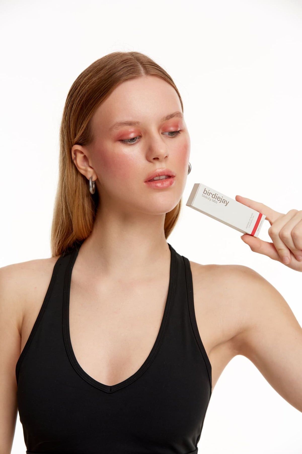 Birdiejay-Peptide Lip Glass Strawberry Girl-Lip Balm-4-fleurdirect.live