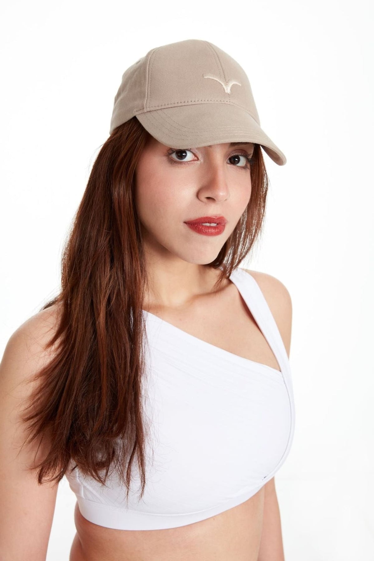 Birdiejay-Solid Cap Spor Şapkası Bej-Şapka-3-fleurdirect.live