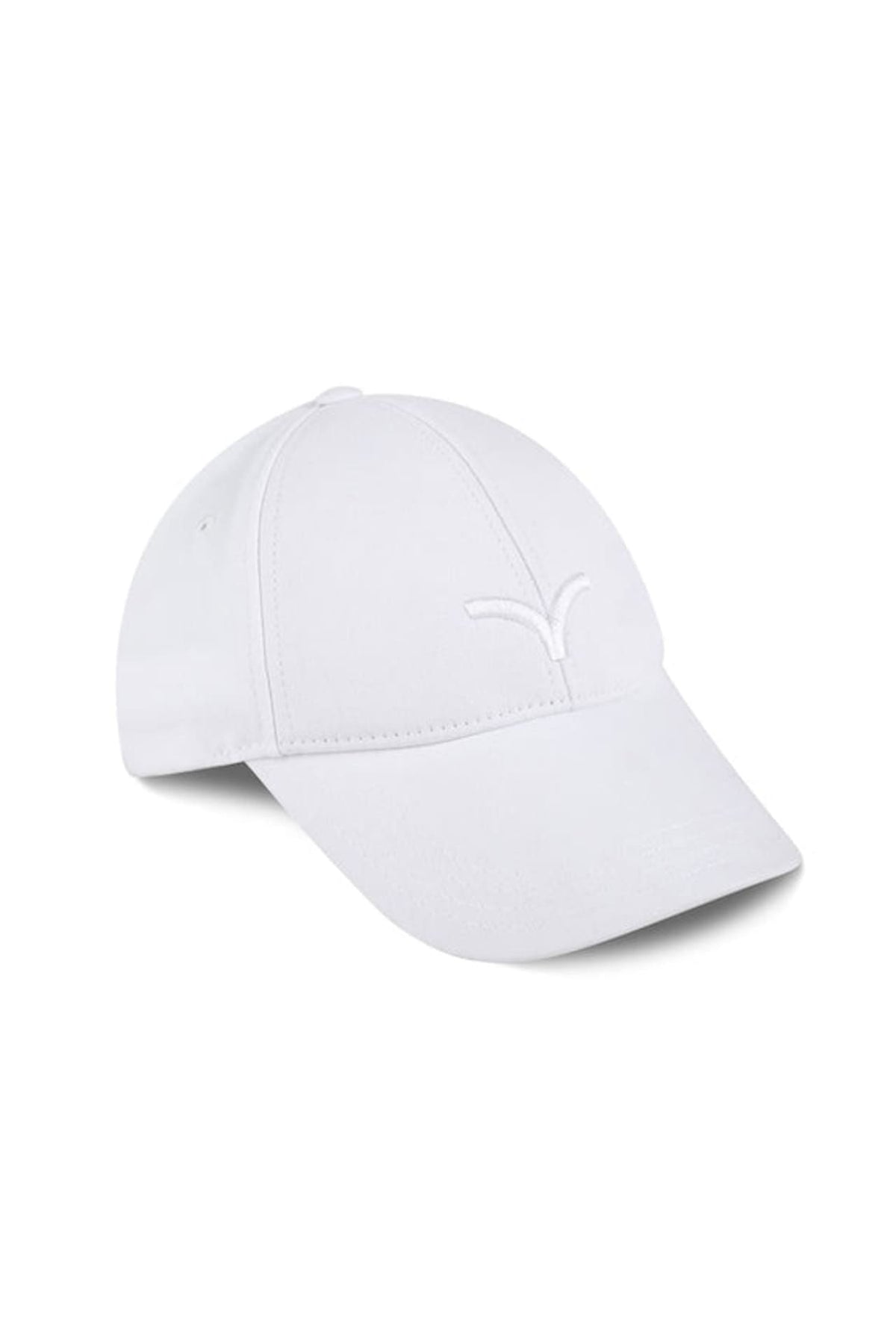 Birdiejay-Solid Cap Spor Şapkası Beyaz-Şapka-2-fleurdirect.live