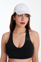 Birdiejay-Solid Cap Spor Şapkası Beyaz-Şapka-4-fleurdirect.live