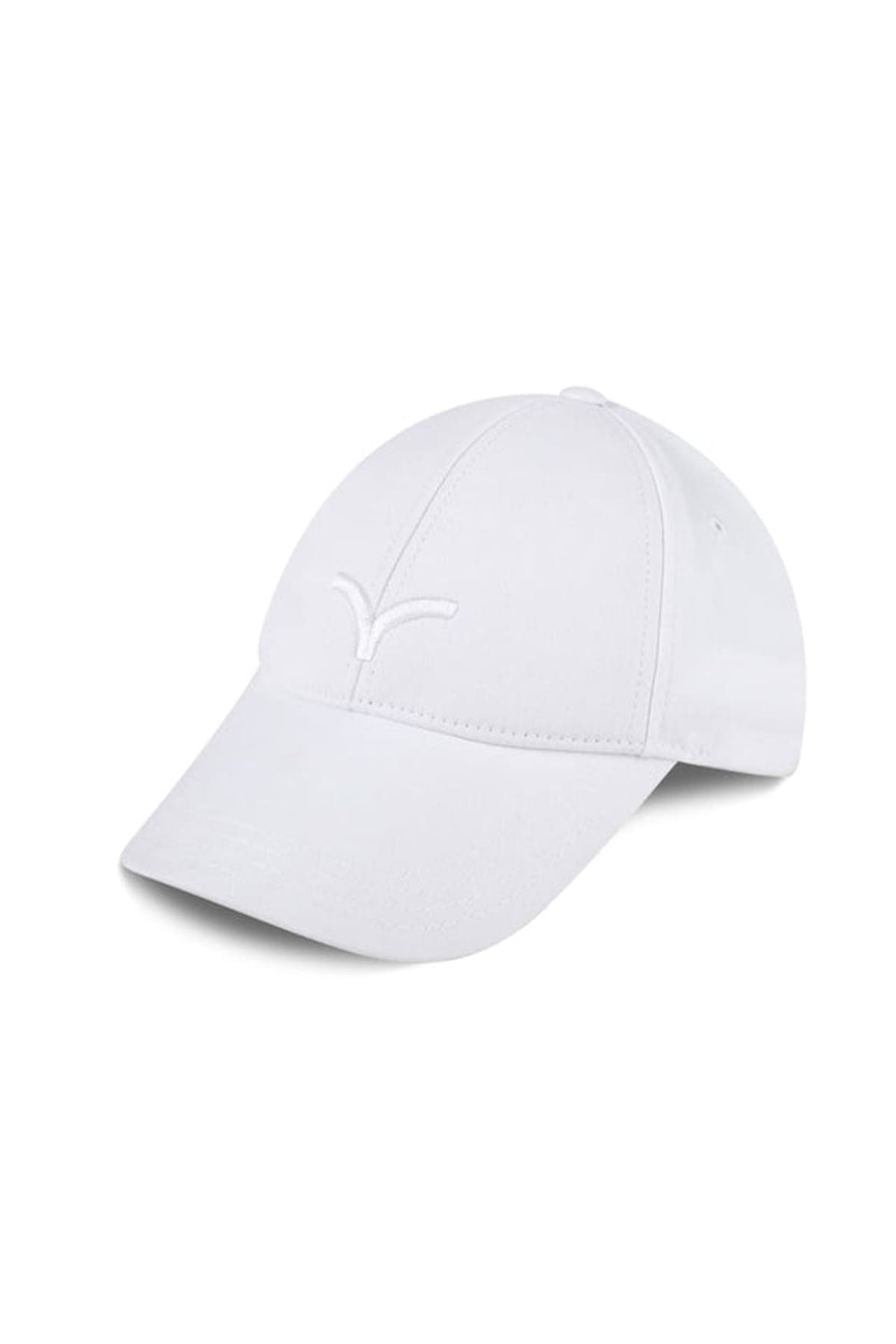 Birdiejay-Solid Cap Spor Şapkası Beyaz-Şapka-8-fleurdirect.live