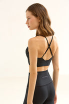 Birdiejay-Triangle Bra Si̇yah Sporcu Ve Yoga Sütyeni̇-10-fleurdirect.live