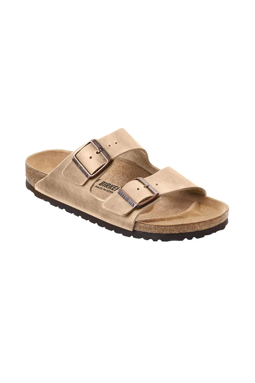 Birkenstock-Arizona Leoi Tobacco Brown-Sandalet & Terlik-1-fleurdirect.live