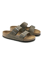 Birkenstock-Arizona SFB Leoi Faded Khaki-Sandalet & Terlik-2-fleurdirect.live
