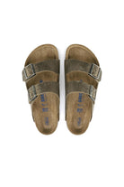 Birkenstock-Arizona SFB Leoi Faded Khaki-Sandalet & Terlik-5-fleurdirect.live