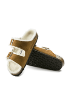 Birkenstock-Arizona Suede Shearling-Sandalet & Terlik-3-fleurdirect.live