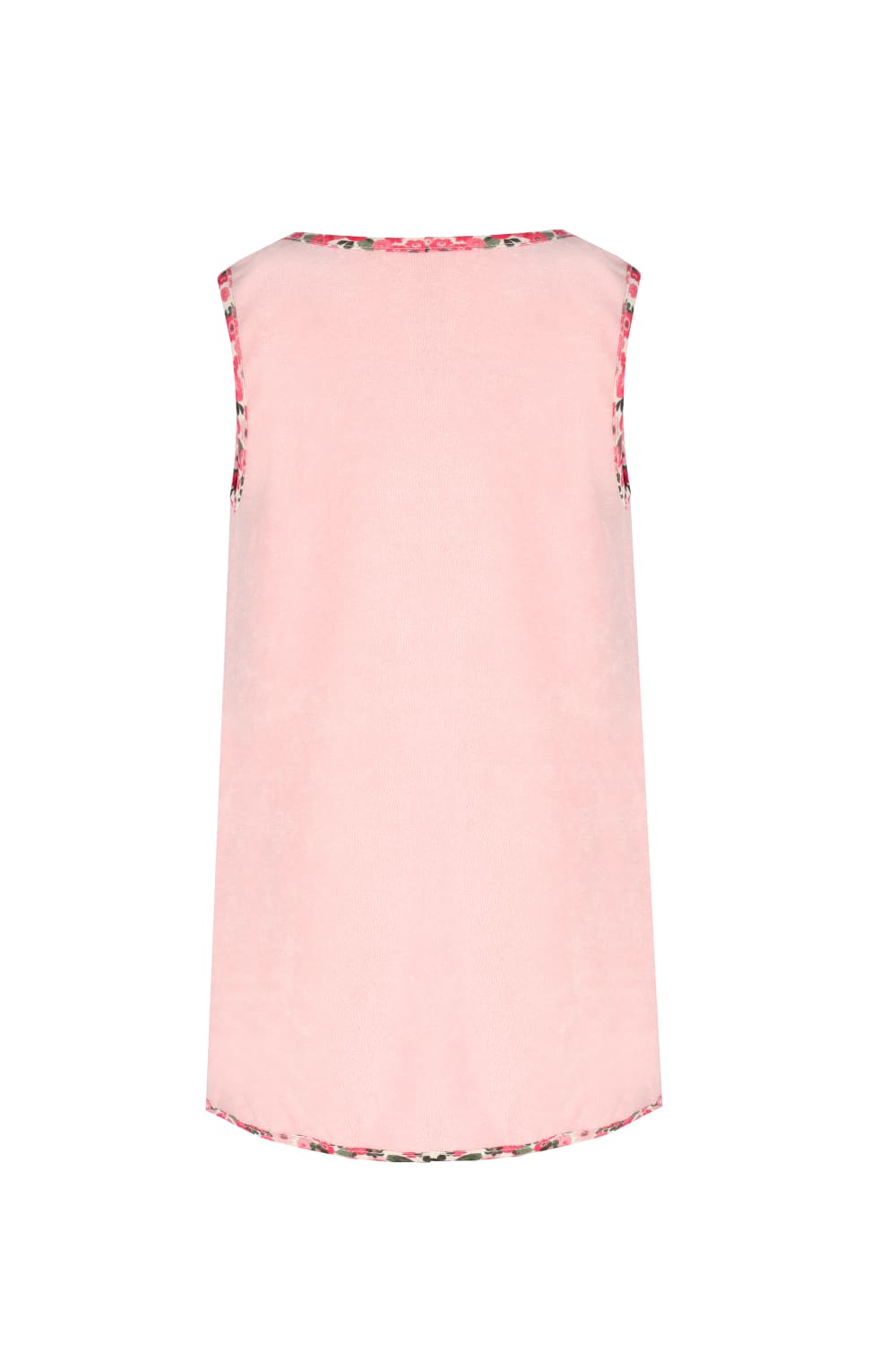 Bleu Lapin-Pink Flora Havlu Elbise-Çocuk Elbise & Tulum-1-fleurdirect.live