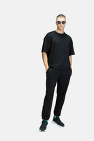 Blinky London-Erkek Soft Touch Siyah Jogger-Eşofman-1-fleurdirect.live