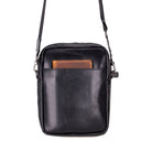 Bloominbag-Bloom Bag Obsidian Black Hakiki Deri Crossbody çanta-4-fleurdirect.live